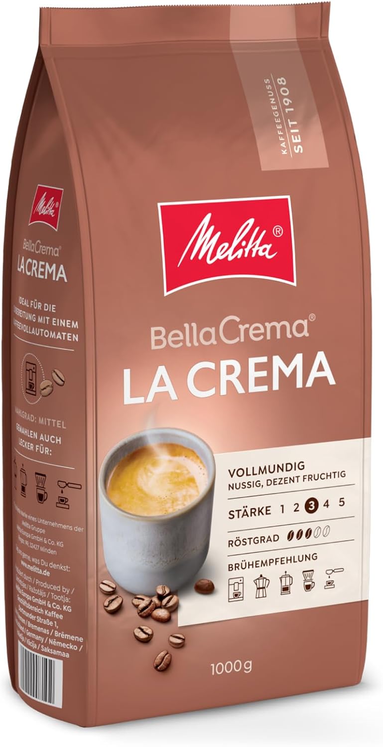 Melitta BellaCrema La Crema Café en grain 1kg