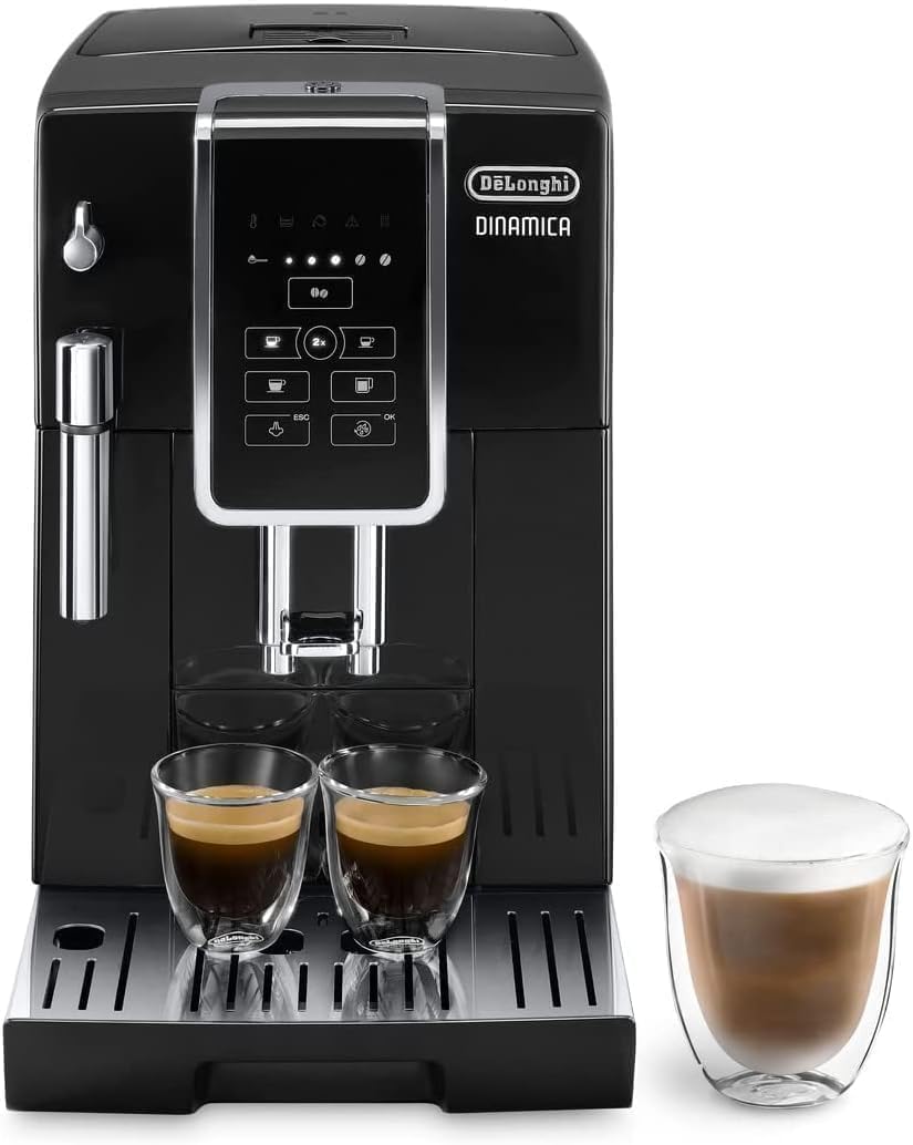 De'Longhi Dinamica - Machine à Café Automatique 4 Boissons Noir