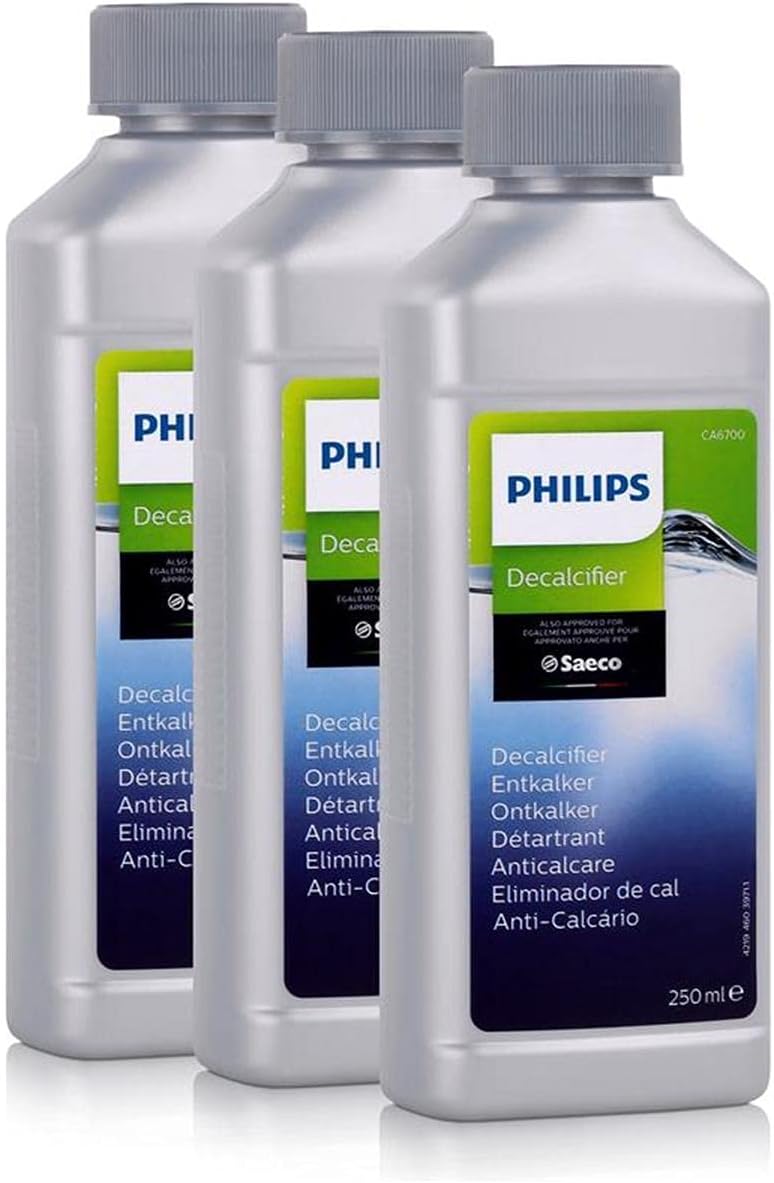 Philips Saeco Lot de 3 flacons de détartrant 250 ml - Pour machines à café automatiques