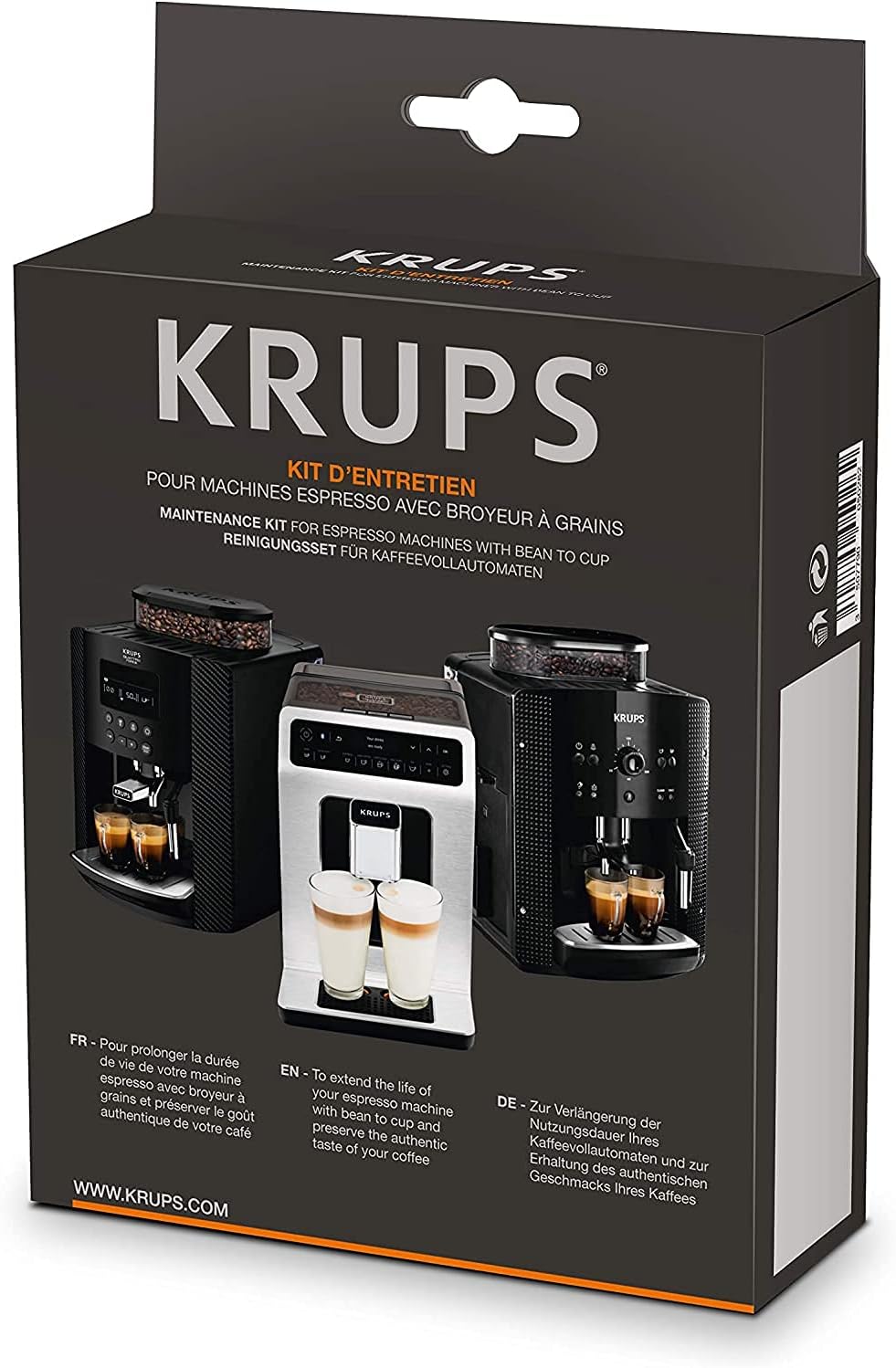 Krups - Kit Entretien Espresso Broyeur Full Auto - 3 composants