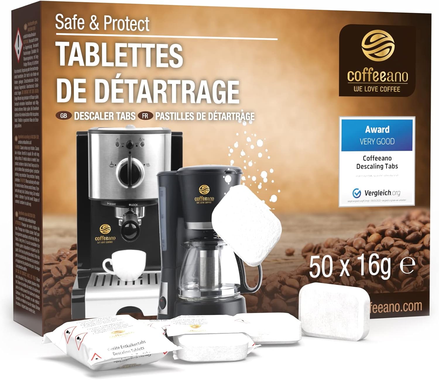 50 Pastilles de détartrage pour Delonghi