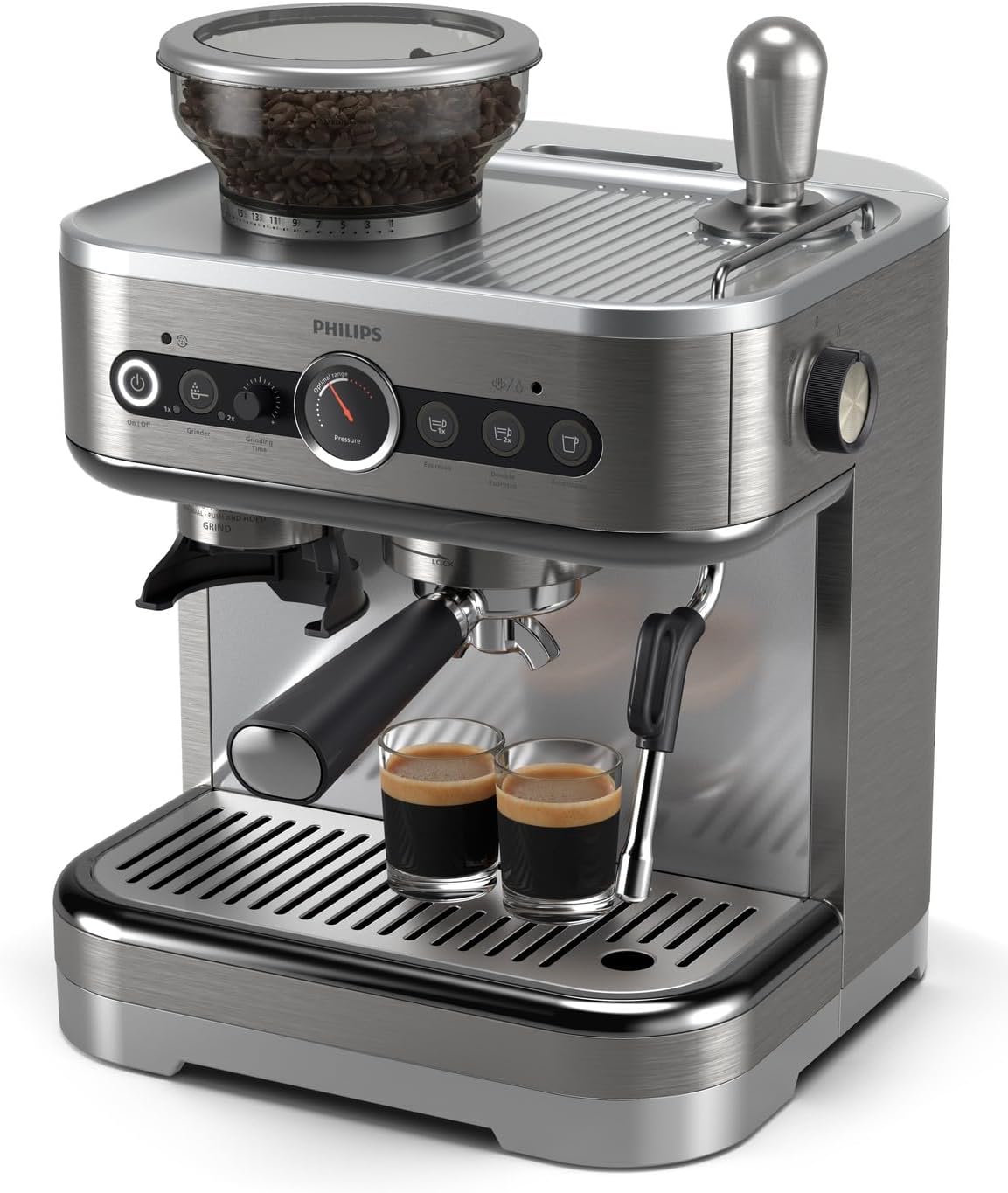 PHILIPS Machine à expresso semi-automatique Barista Brew