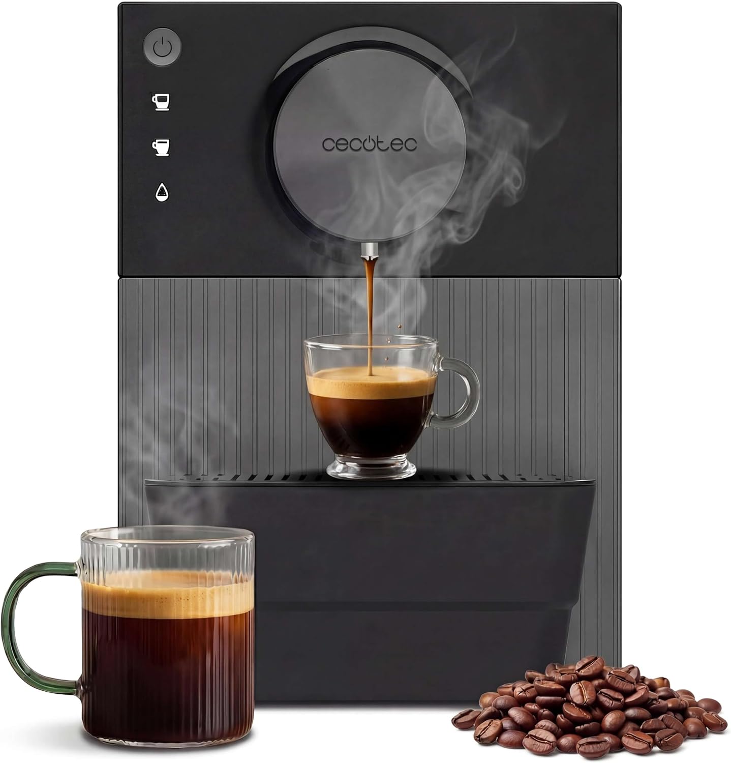 Cecotec Machine à Café Superautomatique Compacte Cremmaet Cube. 1350W