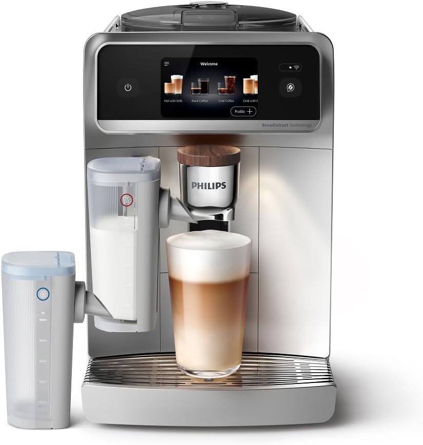 Philips Machine à café à grains automatique Aromis Série 8000 - Café de qualité avec BrewExtract