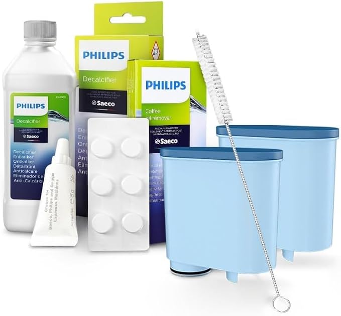 Sillar Kit Entretien pour Machines à Café Philips et Saeco – Détartrant 250 ml